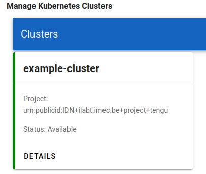 screenshot of the Fed4FIRE access portal